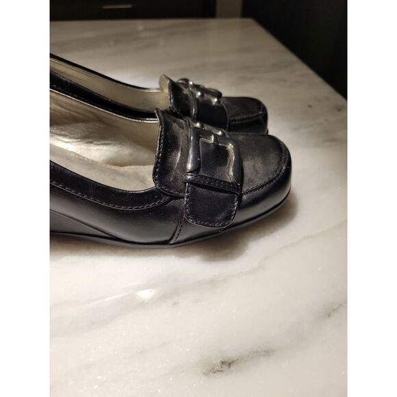 Unisa Black‎ Wedge Heel Shoes Size 8.5 M Womens Comfort - Picture 7 of 7